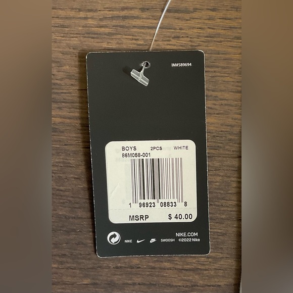 Nike Dri-FIT Little Kids' Shorts Set - 86M058-001 - Size 5 - NWT - Picture 3 of 3